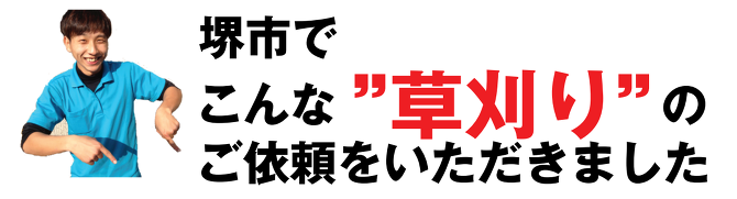 草刈り 草刈り